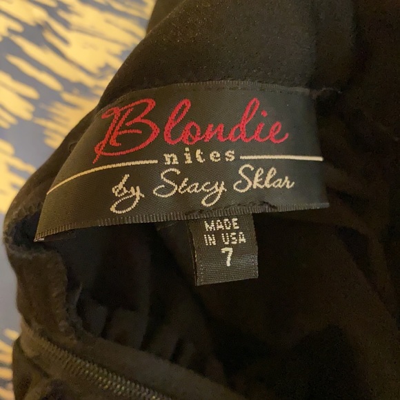 NEW Blondie Nites by Stacy Sklar Black Long Dress - Picture 7 of 7